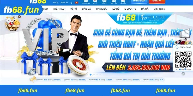 Giới thiệu FB68 là một thương hiệu cá cược uy tín