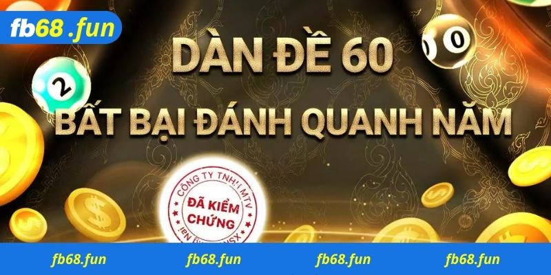 Dàn đề 60 số bất bại